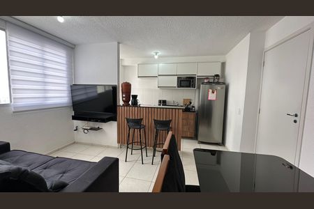 Sala de apartamento à venda com 1 quarto, 46m² em Vargem Grande, Rio de Janeiro