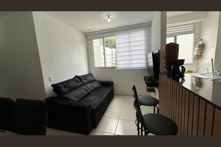 Sala de apartamento à venda com 1 quarto, 46m² em Vargem Grande, Rio de Janeiro
