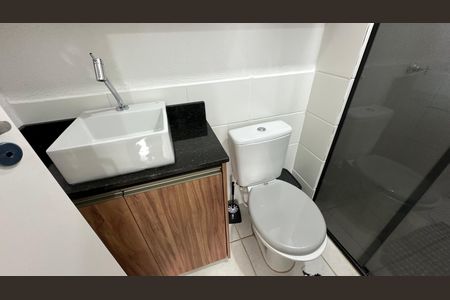 Banheiro de apartamento à venda com 1 quarto, 46m² em Vargem Grande, Rio de Janeiro