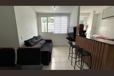 Sala de apartamento à venda com 1 quarto, 46m² em Vargem Grande, Rio de Janeiro