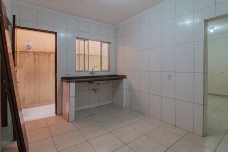 Cozinha de casa para alugar com 1 quarto, 70m² em Vila Tavares, Mauá