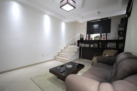 Sala de casa à venda com 4 quartos, 226m² em Jardim Santo Alberto, Santo André