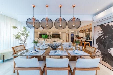 Apartamento para alugar com 184m², 3 quartos e 3 vagas Apartamento para alugar com 184m², 3 quartos e 3 vagasSala de jantar