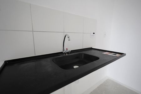 Cozinha de apartamento à venda com 2 quartos, 37m² em Jardim, Santo André