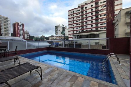 Área comum - Piscina de apartamento para alugar com 2 quartos, 74m² em Canto do Forte, Praia Grande