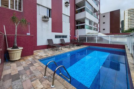 Área comum - Piscina de apartamento para alugar com 2 quartos, 74m² em Canto do Forte, Praia Grande