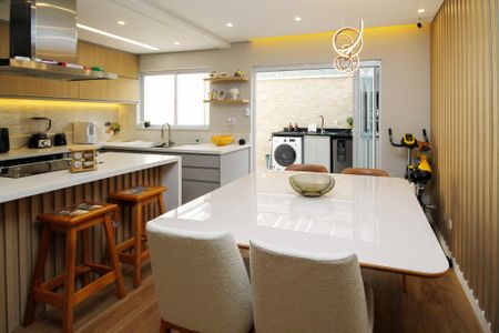 Casa de condomínio para alugar com 90m², 3 quartos e 2 vagas Casa de condomínio para alugar com 90m², 3 quartos e 2 vagasSala de Jantar