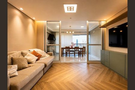 Sala de apartamento à venda com 3 quartos, 117m² em Osvaldo Cruz, São Caetano do Sul