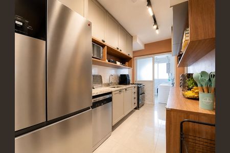 Cozinha de apartamento à venda com 3 quartos, 117m² em Osvaldo Cruz, São Caetano do Sul