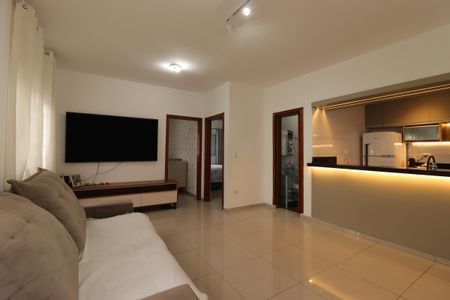 Sala de apartamento à venda com 2 quartos, 70m² em Jardim Europa, Santo André