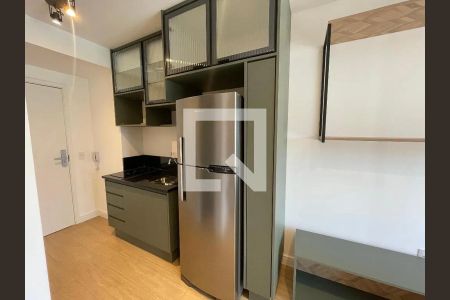 Cozinha de apartamento à venda com 1 quarto, 27m² em Pinheiros, São Paulo