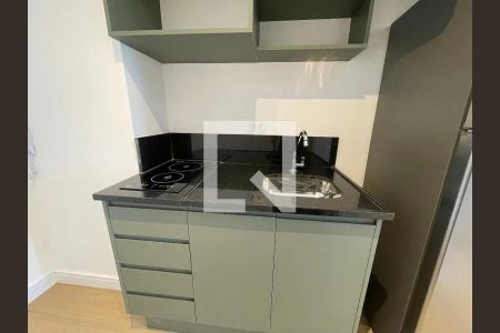 Cozinha de apartamento à venda com 1 quarto, 27m² em Pinheiros, São Paulo