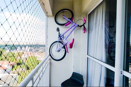 Varanda da Sala de apartamento à venda com 2 quartos, 50m² em Ponte Grande, Guarulhos