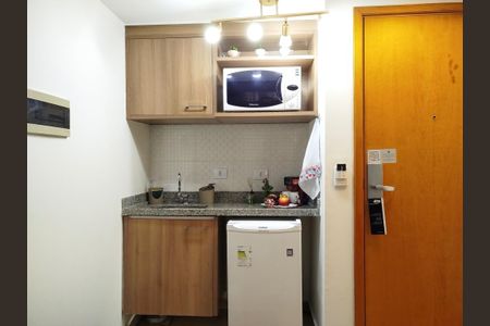 Cozinha de kitnet/studio à venda com 1 quarto, 28m² em Tatuapé, São Paulo