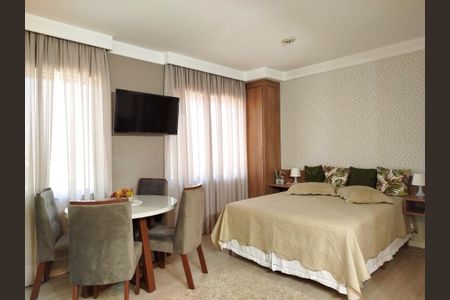 Studio com sala e cozinha de kitnet/studio à venda com 1 quarto, 28m² em Tatuapé, São Paulo