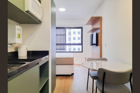 Studio à venda com 20m², 1 quarto e sem vaga Studio à venda com 20m², 1 quarto e sem vagaCozinha