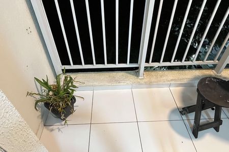 Varanda da Sala de apartamento para alugar com 3 quartos, 61m² em Morro Nova Cintra, Santos