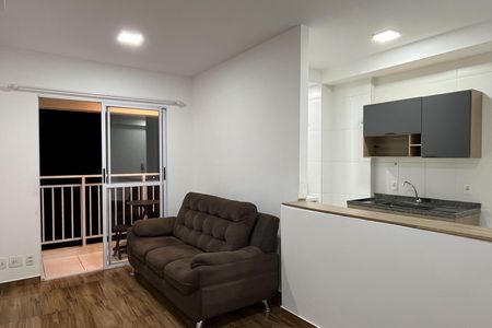 Sala de apartamento para alugar com 3 quartos, 61m² em Morro Nova Cintra, Santos