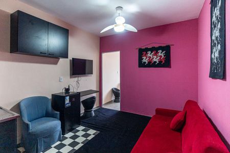 Sala de apartamento para alugar com 1 quarto, 25m² em Vila Buarque, São Paulo