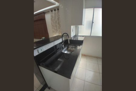 Cozinha de apartamento à venda com 2 quartos, 60m² em Fazenda Retiro, Goiânia