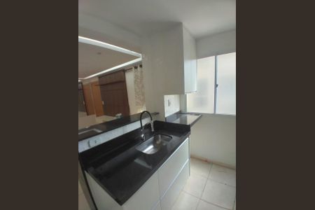 Cozinha de apartamento à venda com 2 quartos, 60m² em Fazenda Retiro, Goiânia