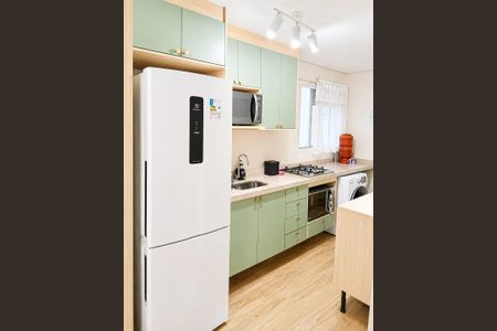 Cozinha de apartamento para alugar com 2 quartos, 55m² em Jardins do Império, Indaiatuba