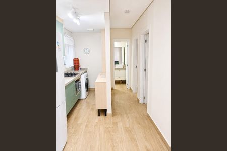 Cozinha de apartamento para alugar com 2 quartos, 55m² em Jardins do Império, Indaiatuba