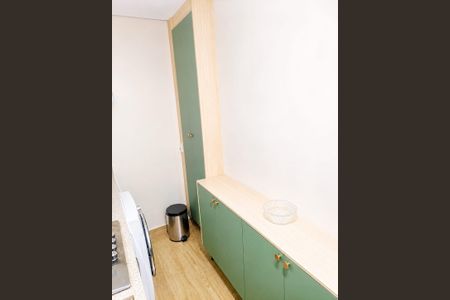 Cozinha de apartamento para alugar com 2 quartos, 55m² em Jardins do Império, Indaiatuba
