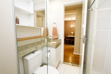 Apartamento à venda com 87m², 2 quartos e 2 vagasBanheiro Social