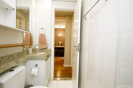 Apartamento à venda com 87m², 2 quartos e 2 vagasBanheiro Social