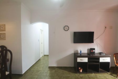 Sala de apartamento para alugar com 1 quarto, 75m² em Jardim Praiano, Guarujá