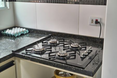 Cozinha  de casa de condomínio para alugar com 2 quartos, 80m² em Vila Caiçara, Praia Grande