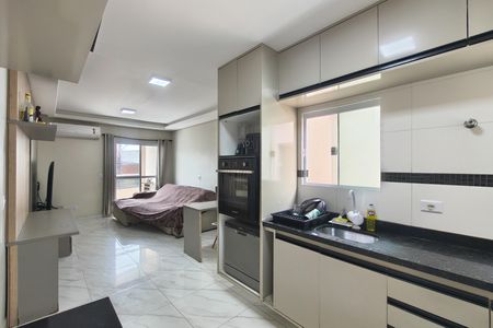 Cozinha  de casa de condomínio para alugar com 2 quartos, 80m² em Vila Caiçara, Praia Grande