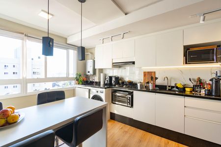 Cozinha de apartamento à venda com 2 quartos, 56m² em Fátima, Canoas