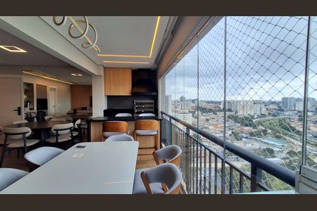 Varanda  de apartamento à venda com 3 quartos, 106m² em Centro, São Bernardo do Campo