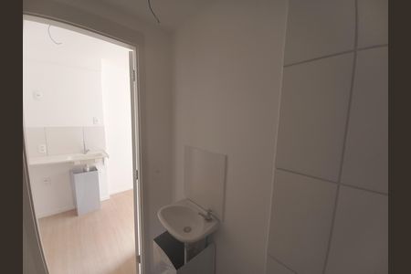 Banheiro de kitnet/studio à venda com 1 quarto, 22m² em República, São Paulo