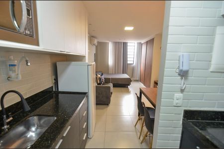 Studio para alugar com 31m², 1 quarto e sem vaga Studio para alugar com 31m², 1 quarto e sem vagaCozinha