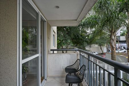 Varanda de kitnet/studio para alugar com 1 quarto, 38m² em Vila Andrade, São Paulo