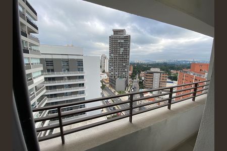 Apartamento à venda com 25m², 1 quarto e sem vaga Apartamento à venda com 25m², 1 quarto e sem vagaVista da Sacada