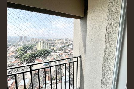 Varanda da Sala de apartamento para alugar com 2 quartos, 50m² em Vila Hebe, São Paulo