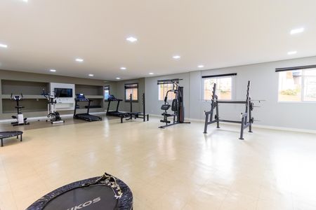 Apartamento para alugar com 34m², 2 quartos e sem vaga Apartamento para alugar com 34m², 2 quartos e sem vagaÁrea comum - Academia