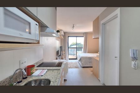 Cozinha  de apartamento à venda com 1 quarto, 24m² em Vila Leopoldina, São Paulo