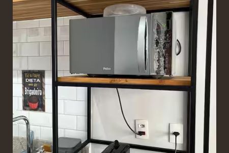Cozinha de apartamento para alugar com 1 quarto, 65m² em Centro Histórico de São Paulo, São Paulo