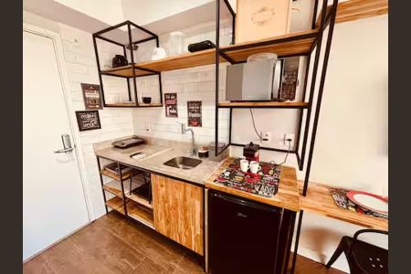 Cozinha de apartamento para alugar com 1 quarto, 65m² em Centro Histórico de São Paulo, São Paulo