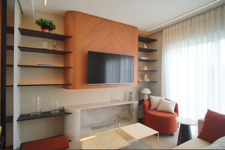 Sala de casa de condomínio à venda com 3 quartos, 108m² em Morro do Espelho, São Leopoldo