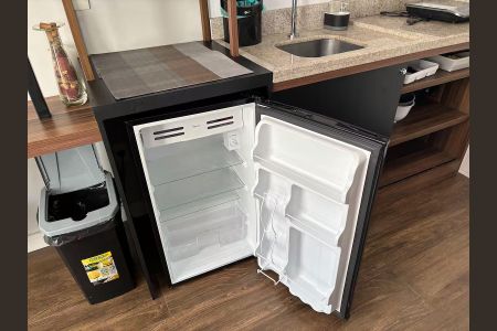 Cozinha de apartamento para alugar com 1 quarto, 31m² em Centro Histórico de São Paulo, São Paulo