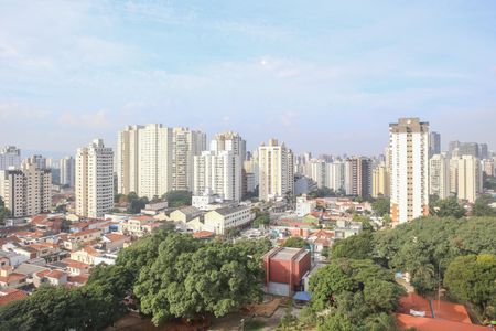 Vista da Sala e Varanda Gourmet de apartamento à venda com 4 quartos, 145m² em Vila Romana, São Paulo