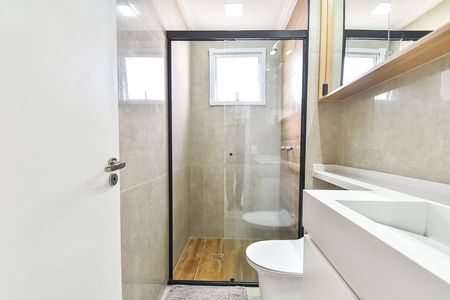 Apartamento para alugar com 66m², 2 quartos e 2 vagasBanheiro da suíte