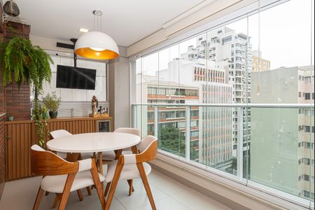 Varanda da Sala de apartamento à venda com 2 quartos, 68m² em Bela Vista, São Paulo