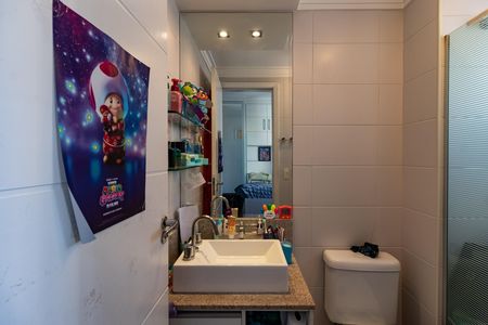 Apartamento para alugar com 120m², 3 quartos e 2 vagasBanheiro da Suíte 1